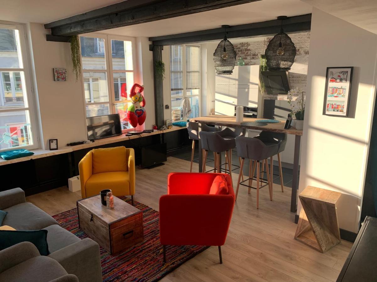 La Loge Des Artistes Apartman Honfleur Kültér fotó